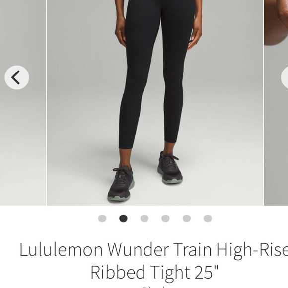 Lululemon Wunder Train **Ribbed *** size 8 - Picture 1 of 8